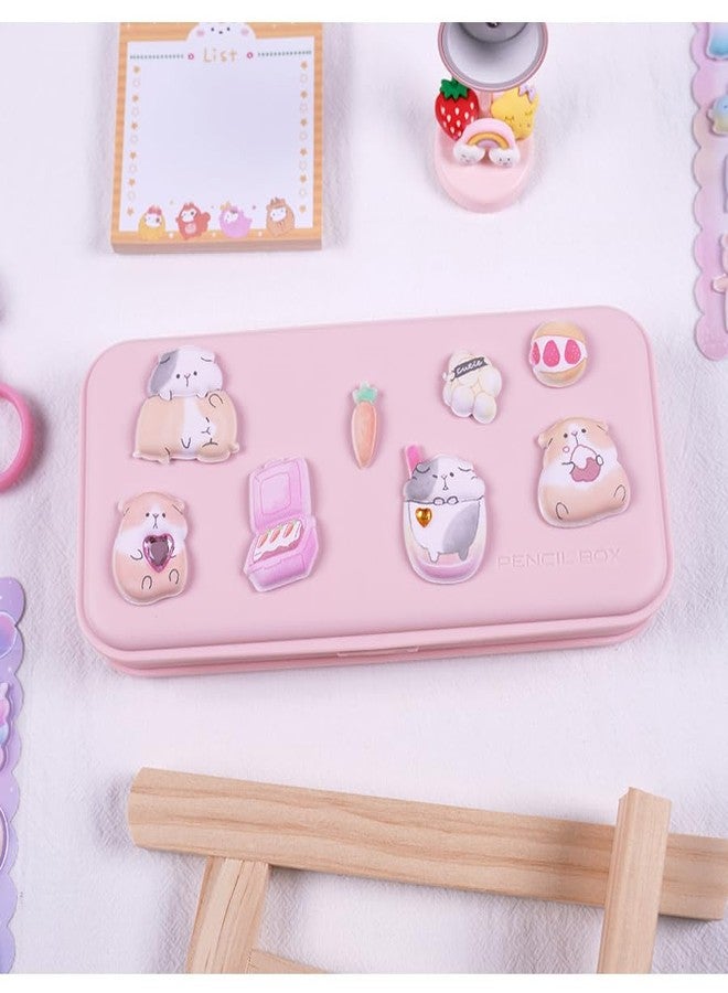 NVF Kawaii Café 3D Puffy Stickers Set - Cute Animals, Dessert & Milk Tea Stickers for Journaling, Scrapbooking, Planner Decoration, School Projects & DIY Crafts - Image 4